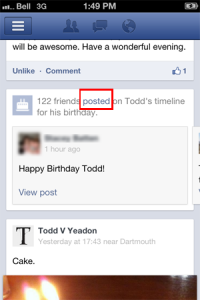 Timeline Mobile Posts Likes