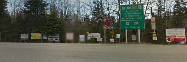 Exit 6 Connector in April 2012 from Google Earth.