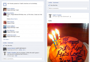 timeline many posts